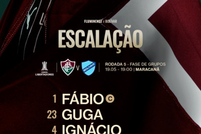 Zubeldía mantém time que bateu São Paulo, e Fluminense está escalado para encarar o Bolívar