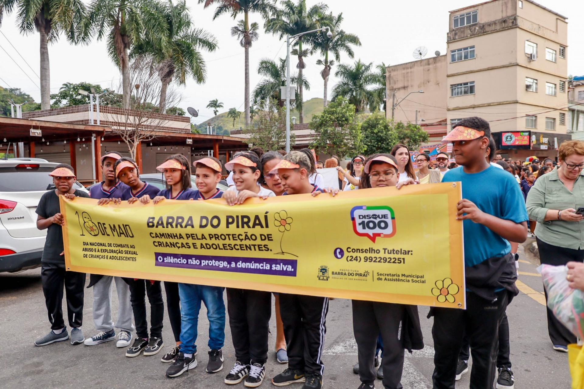 Barra do Piraí realiza caminhada em combate ao abuso e à exploração sexual de crianças e adolescentes