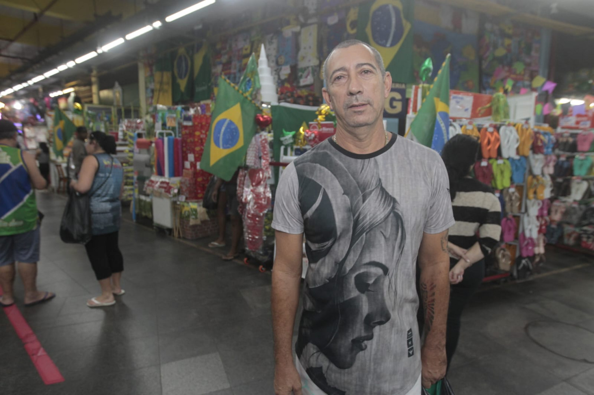 O mecânico Cláudio Ferrares avalia que Neymar não é mais o mesmo jogador - Reginaldo Pimenta / Agência O Dia
