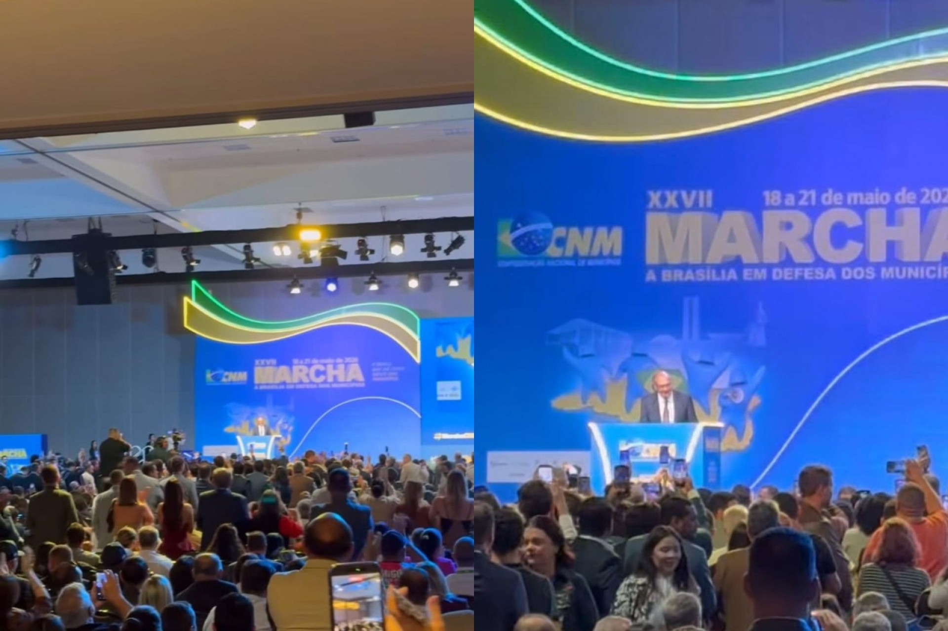 Geraldo Alckmin é vaiado na abertura da 'Marcha dos Prefeitos'