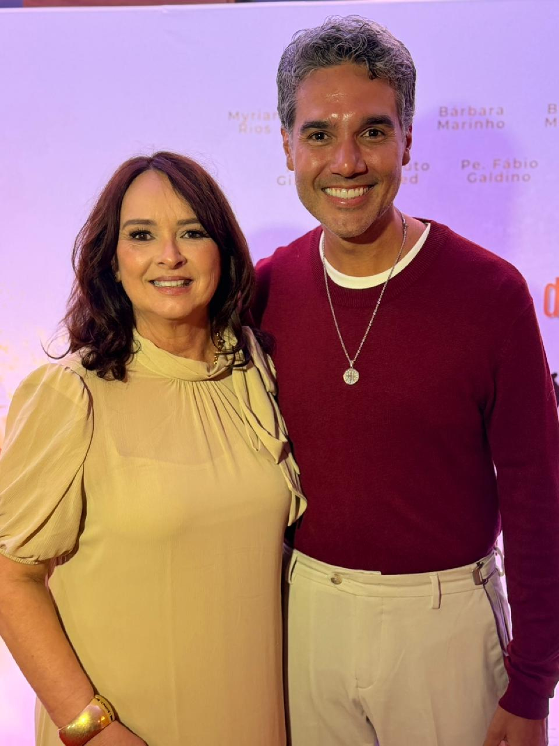 Myrian Rios e Fernando Sampaio
- Divulgação/Luiz Gwyer