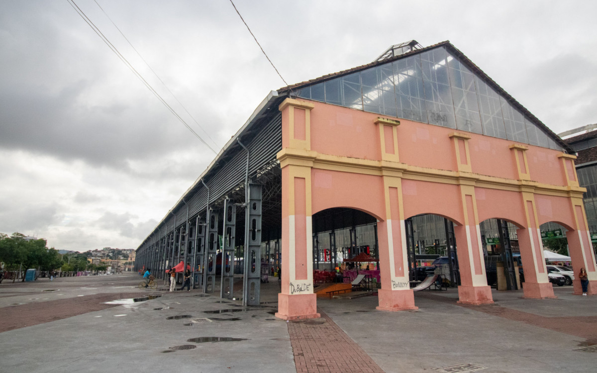 Galpão situado na Praça Carlos Alberto Torres, ao lado do Engenhão, é rebatizado em homenagem ao Noca da Portela, localizado na Zona Norte do Rio de Janeiro. - Érica Martin/Agência O Dia