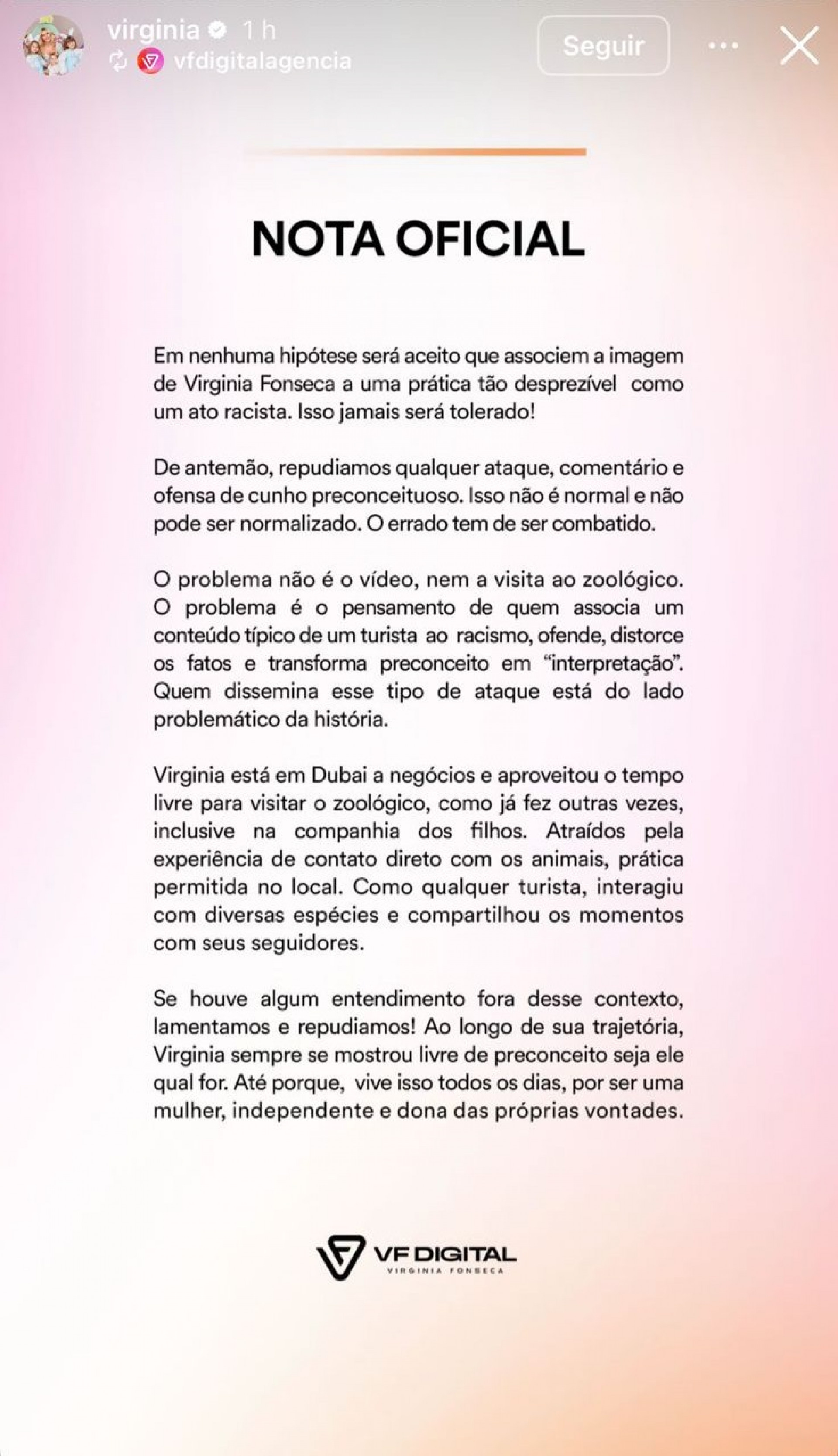 Virginia Fonseca quebra silêncio sobre vídeo beijando macaco e cita Vini Jr  - Reprodução / Instagram