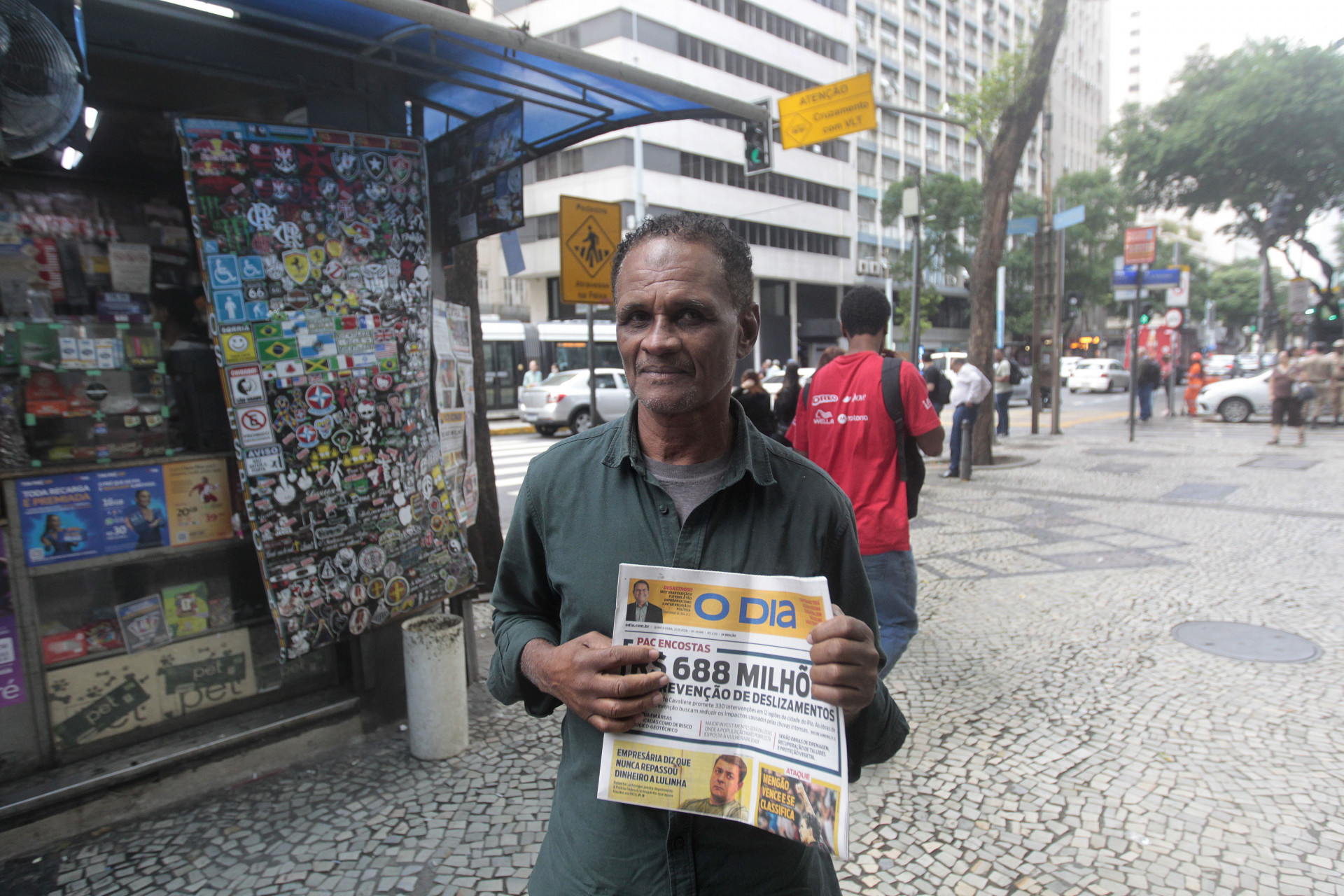 Gilson Pinheiro compra o Jornal O DIA todos os dias
 - Reginaldo Pimenta/Ag&ecirc;ncia O Dia