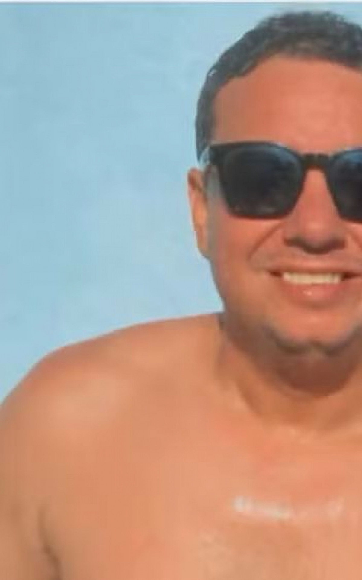 Sérgio da Silva Ferreira Júnior, de 45 anos, foi sepultado na quarta-feira - Reprodução / TV Globo