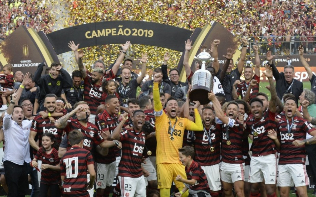 Flamengo celebra título de 2019