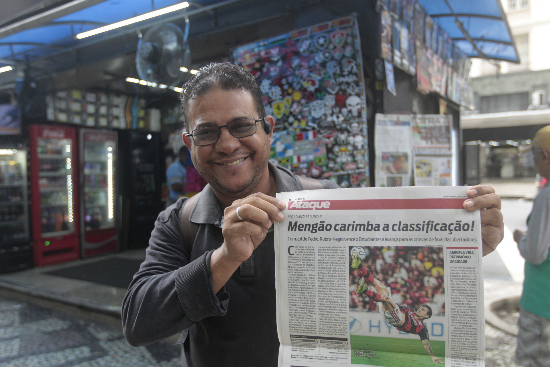  Auditor Anderson Serpa, 50 anos, leitor do DIA - Reginaldo Pimenta/Ag&ecirc;ncia O Dia