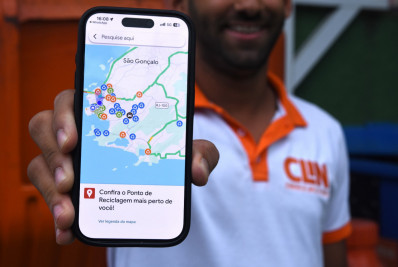 Clin lança mapa interativo com pontos de reciclagem em Niterói