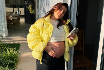 À espera do primeiro filho, Lauana Prado exibe barrigão