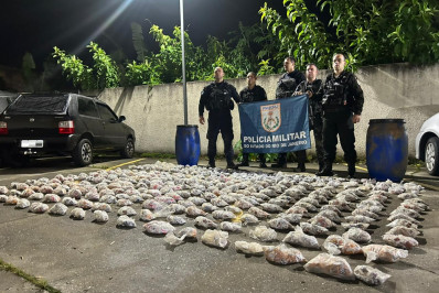 PM apreende mais de 17 mil unidades de drogas em Petrópolis