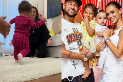 Bruna Biancardi mostra primeiros passos da caçula com Neymar; confira