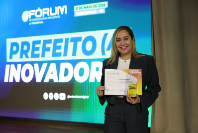 Daniela Soares recebe prêmio de 'Inovação 2026' por iluminação pública de LED 