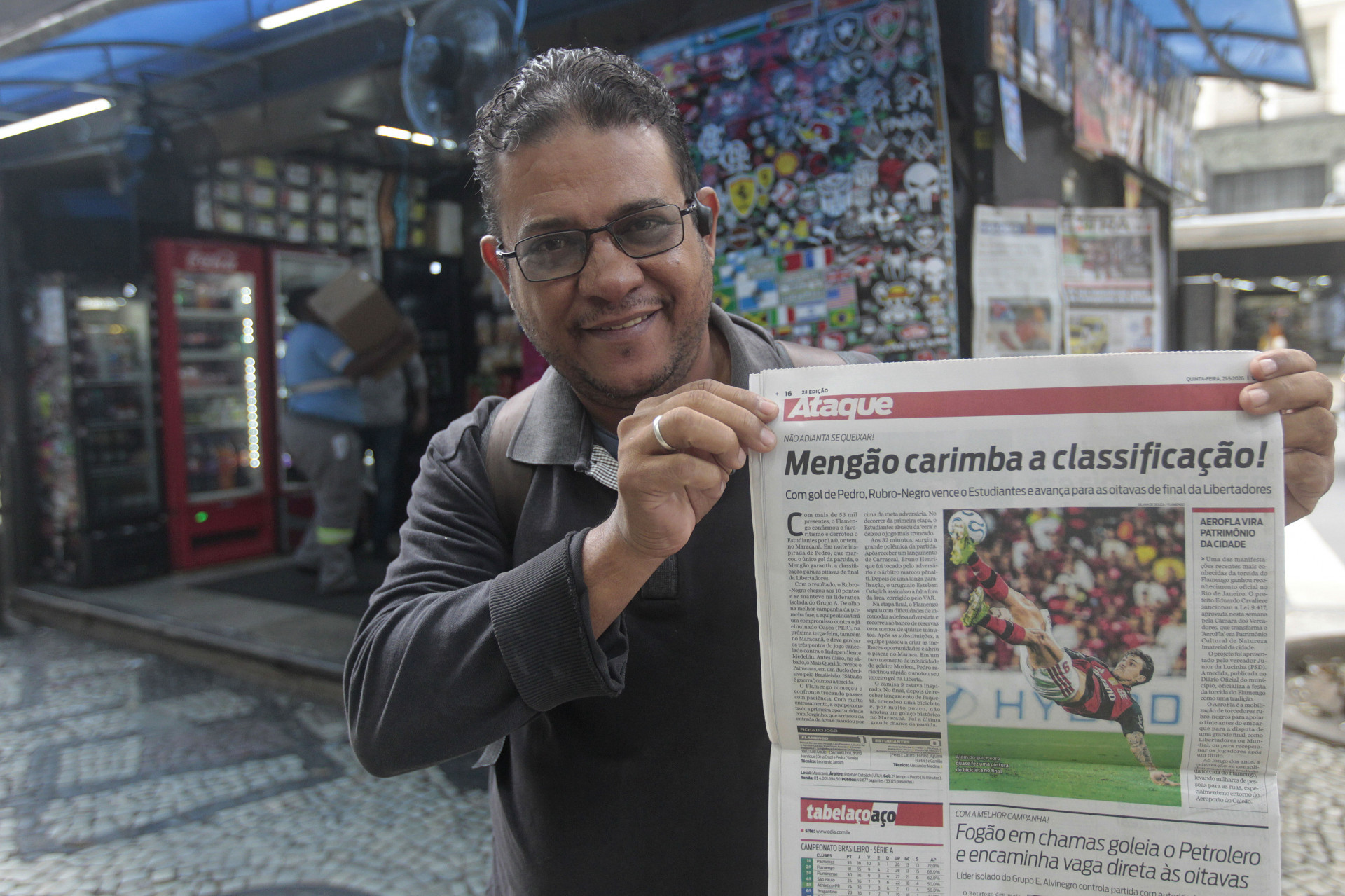  Auditor Anderson Serpa, 50 anos, leitor do DIA - Reginaldo Pimenta/Ag&ecirc;ncia O Dia