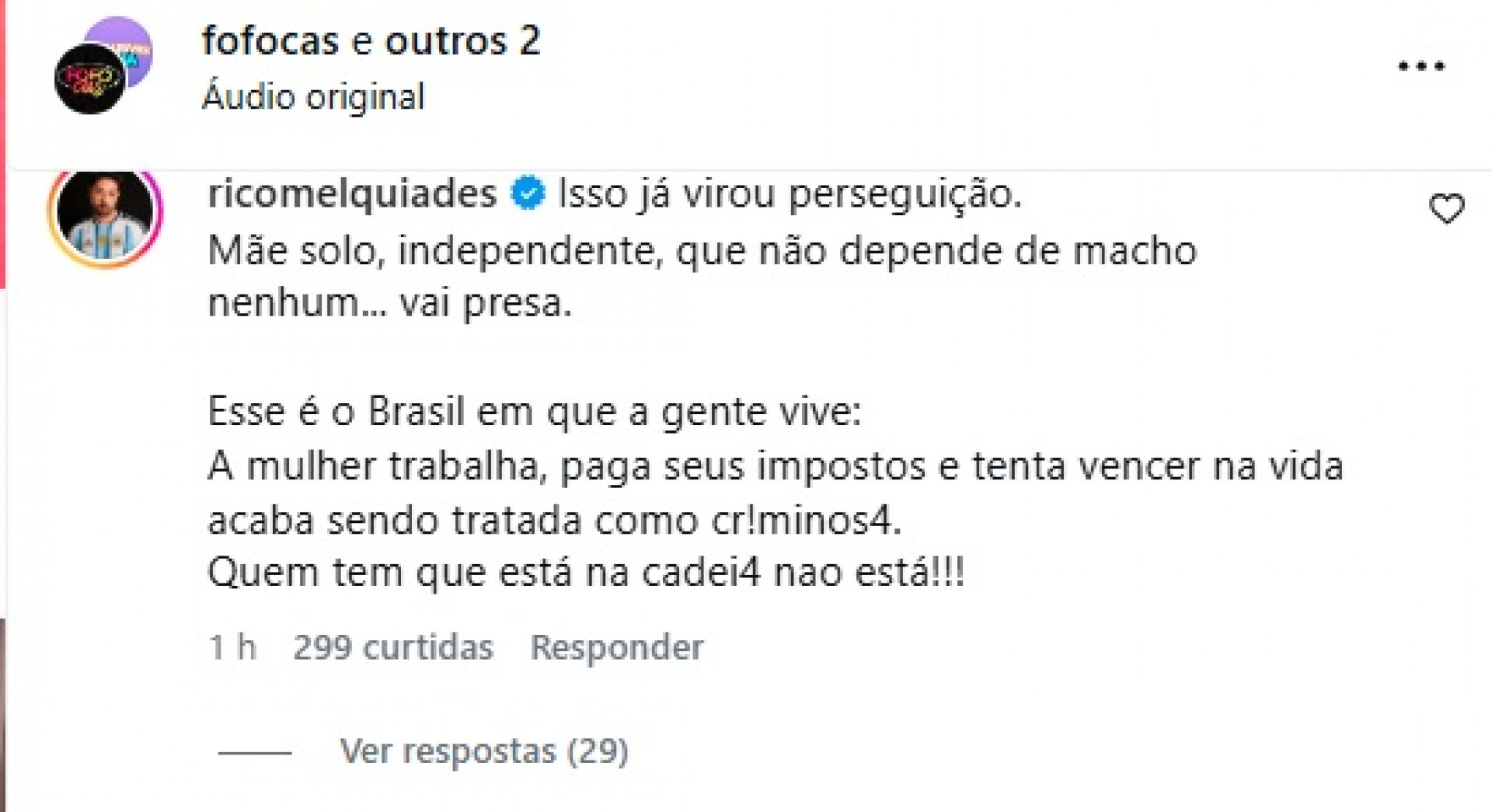 Rico Melquiades defende Deolane - Reprodução do Instagram
