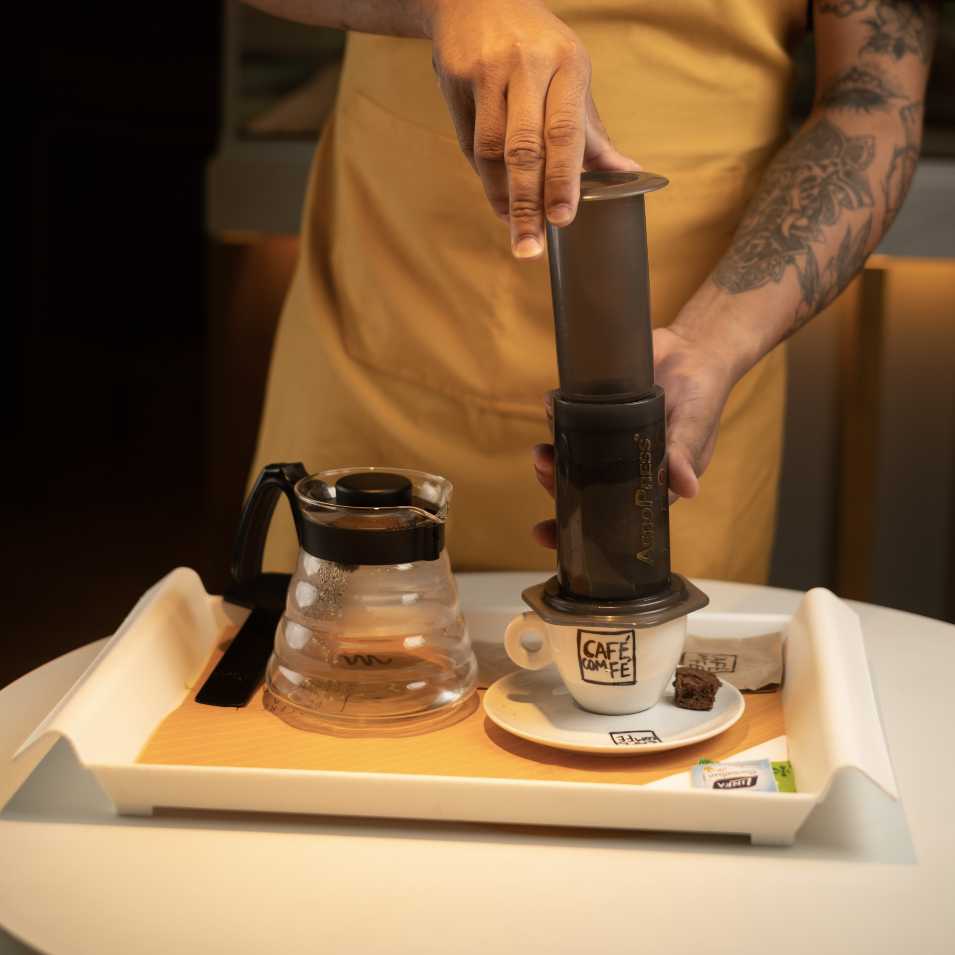 Fãs de grãos especiais apreciam a bebida em diferentes extrações  - Divulgação /Café com Fé