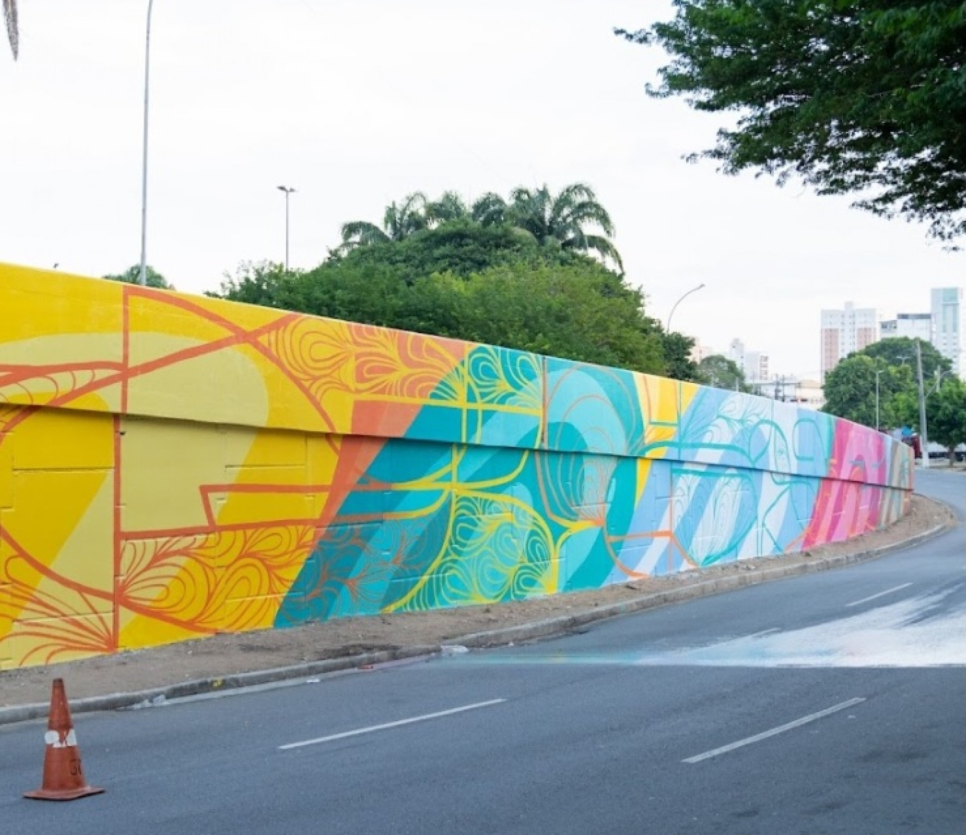 Arte do graffiti tem efeito impactante e atrai atenções para celebração