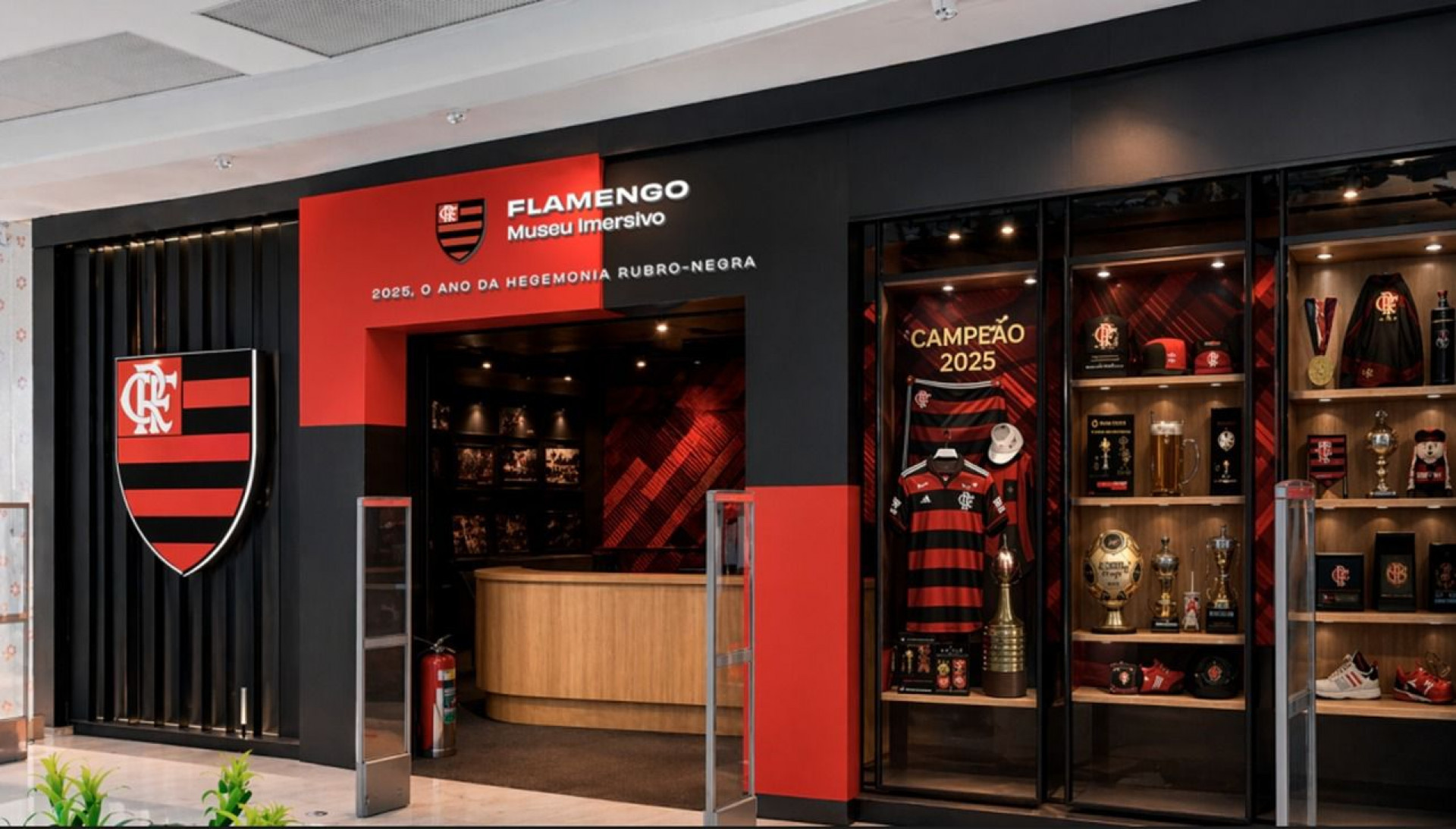 Museu Flamengo realiza exposição inédita com as sete taças conquistadas em 2025