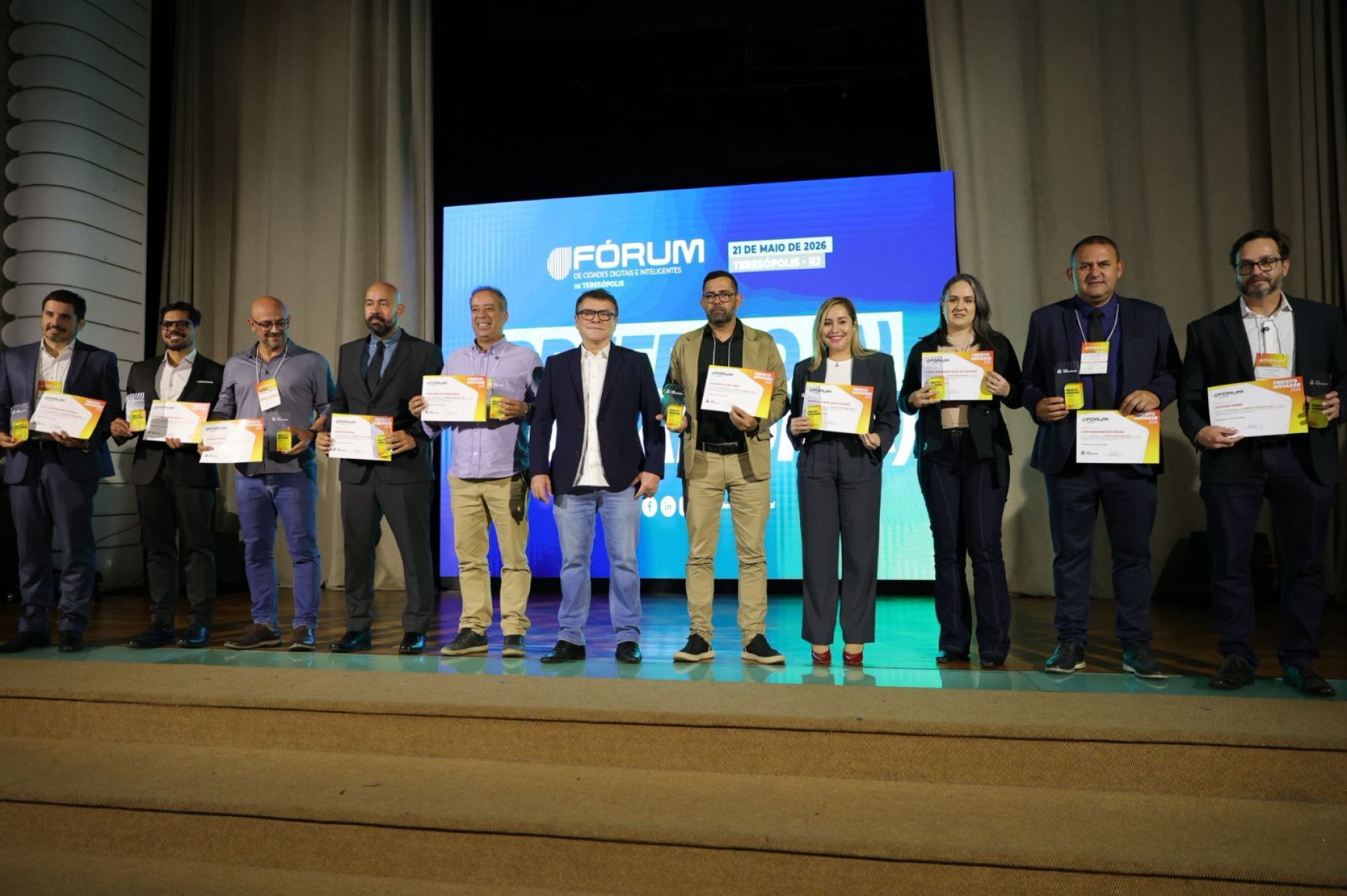 A premiação reconhece gestores públicos que desenvolvem iniciativas inovadoras capazes de promover melhorias na qualidade de vida da população. - Reprodução/ Ascom