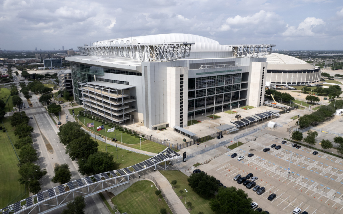 Inaugurado em 2002, o Estádio de Houston, nos Estados Unidos, já recebeu partidas de futebol NA Copa América Centenário em 2016