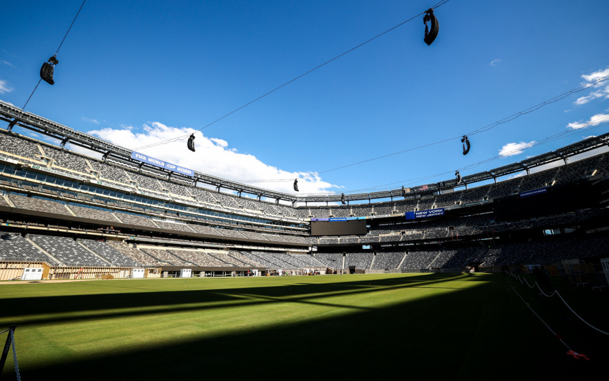O estádio Nova York-Nova Jersey será a sede da grande final e palco da estreia do Brasil contra Marrocos, nos Estados Unidos