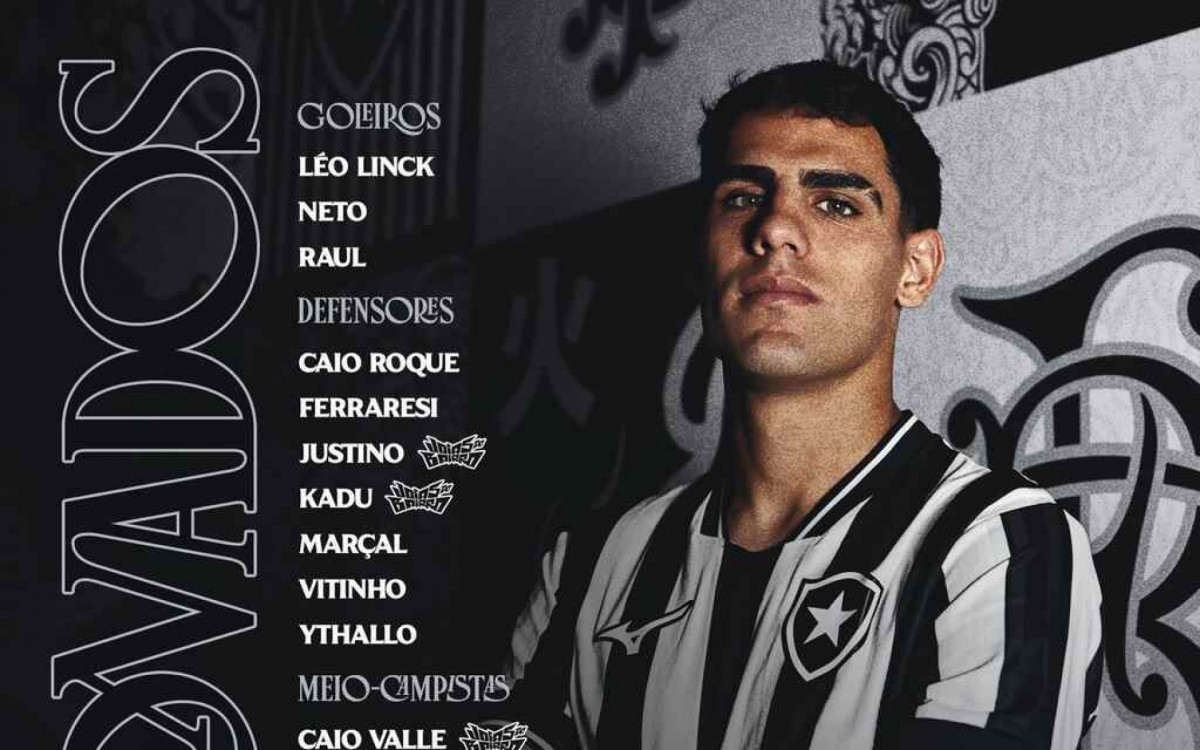 Com muitos desfalques, Botafogo divulga relacionados para jogo com S&atilde;o Paulo