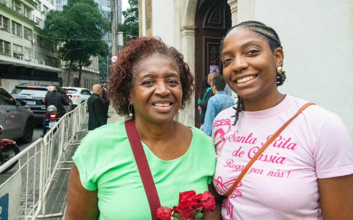 Sarita de Cássia, devota de Santa Rita