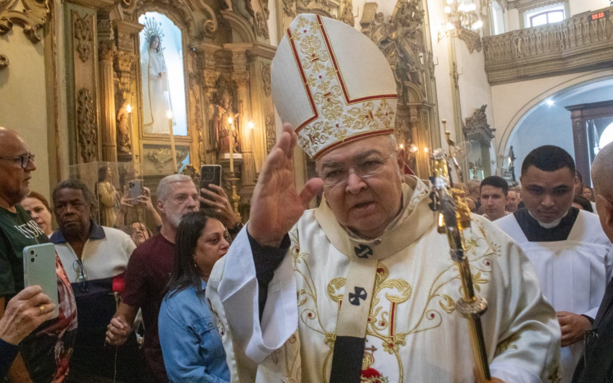 Cardeal Orani João Tempesta presidiu missa em homenagem a Santa Rita
