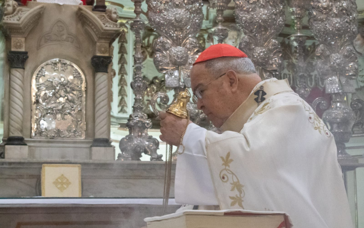 Cardeal Orani João Tempesta presidiu missa em homenagem a Santa Rita