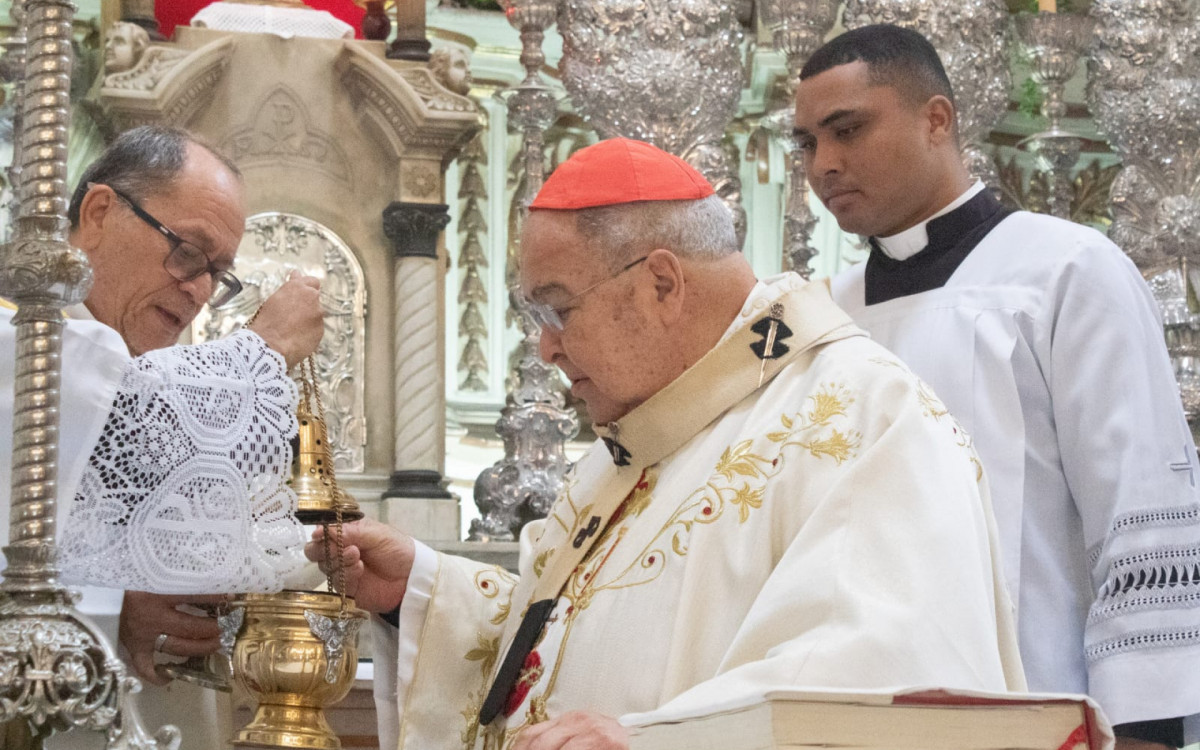 Cardeal Orani João Tempesta presidiu missa em homenagem a Santa Rita