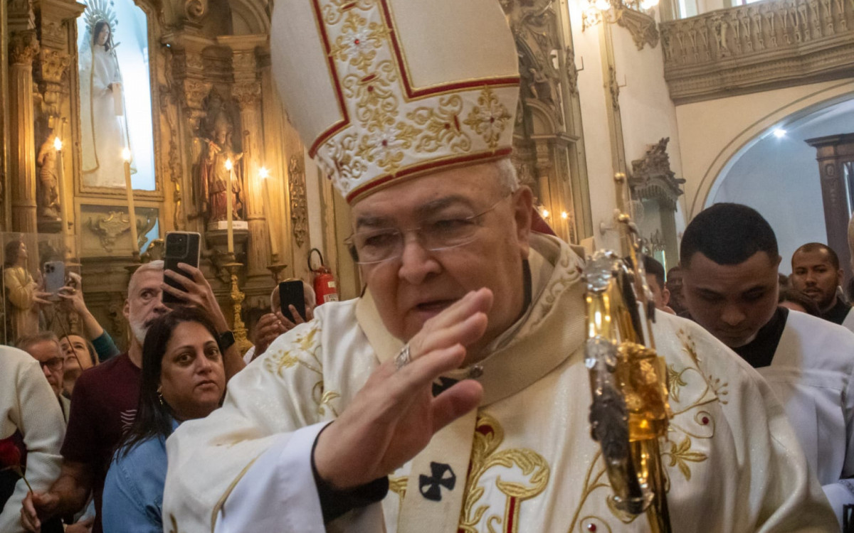 Cardeal Orani João Tempesta presidiu missa em homenagem a Santa Rita