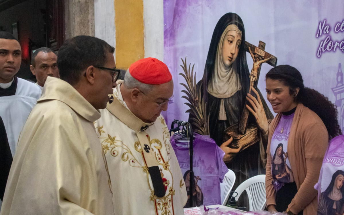 Cardeal Orani João Tempesta presidiu missa em homenagem a Santa Rita