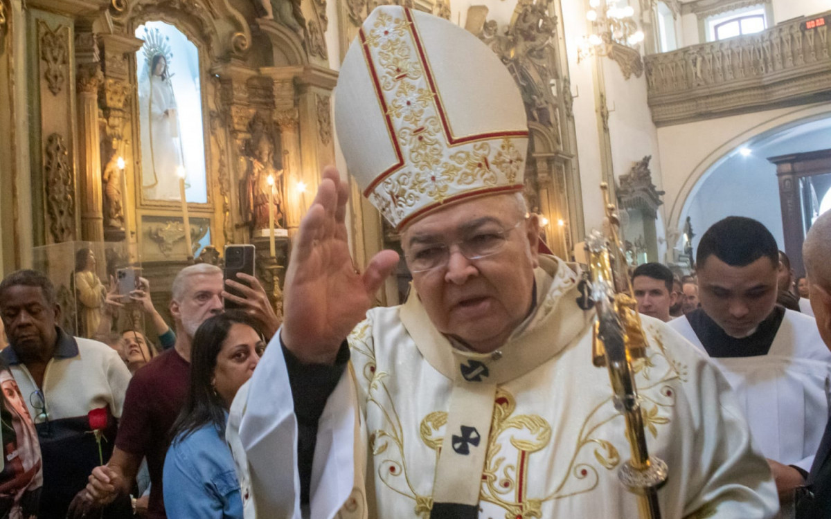 Cardeal Orani João Tempesta presidiu missa em homenagem a Santa Rita