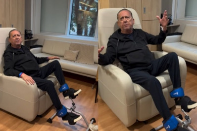 Vídeo! Galvão Bueno fala sobre cirurgia na coluna: 'Tudo normal'