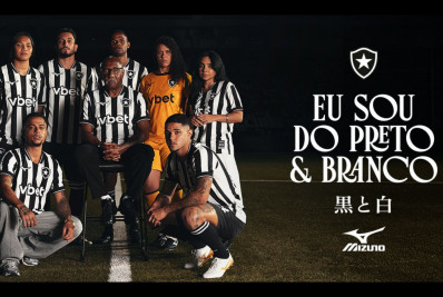 Botafogo apresenta primeiros uniformes em parceria com a Mizuno