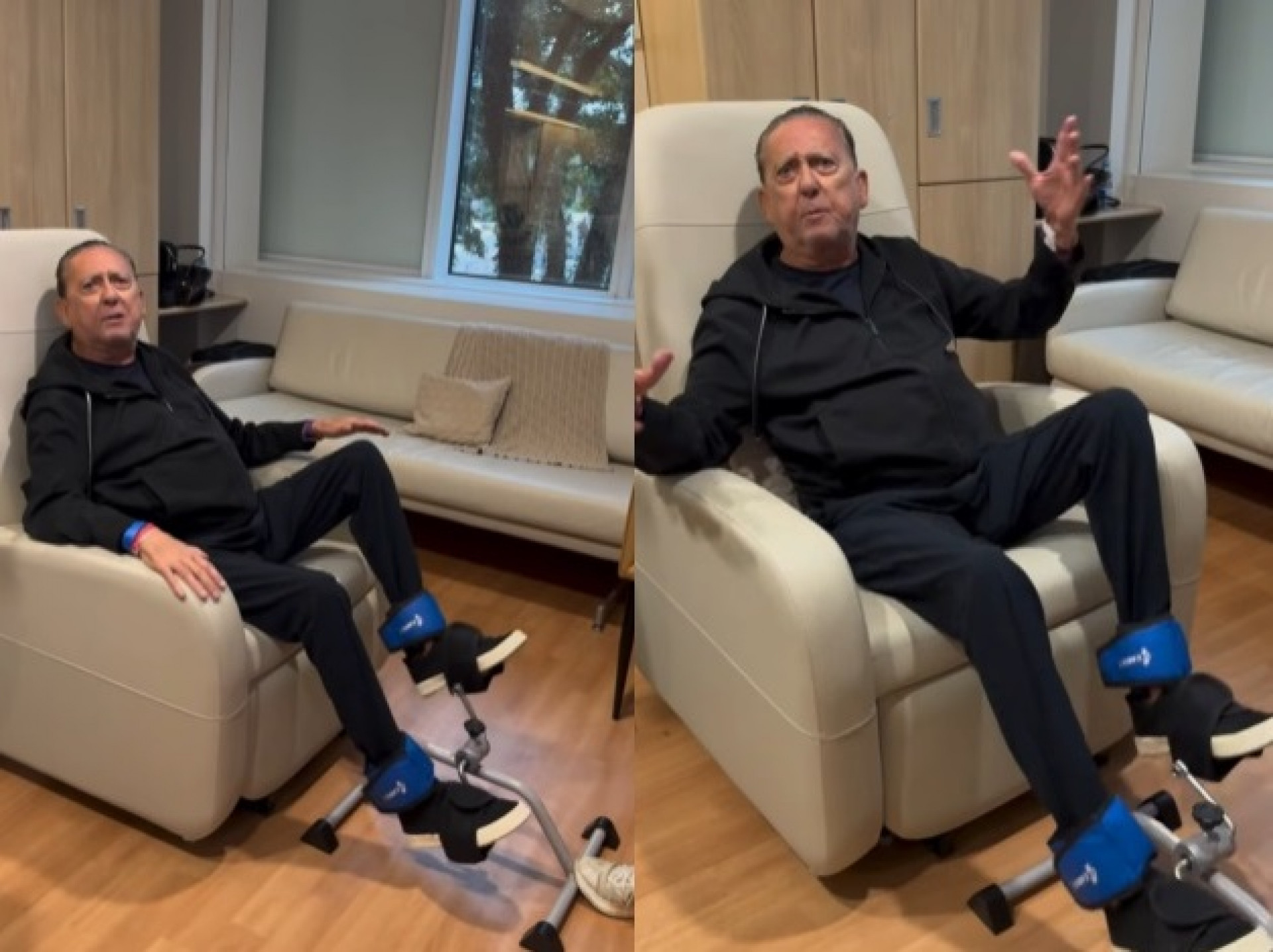 Galvão Bueno falou sobre internação para realizar cirurgia - Reprodução/Instagram