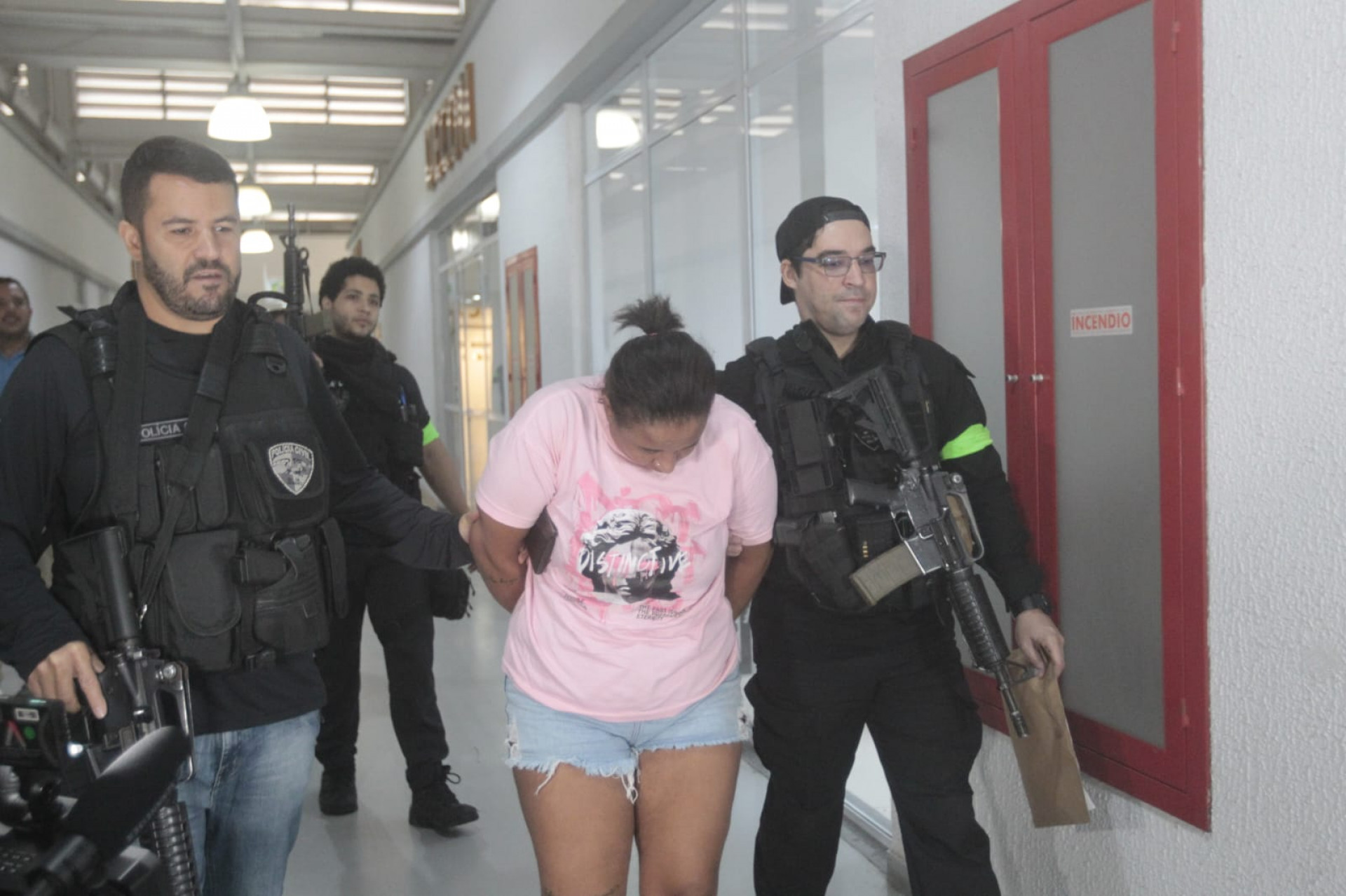 Presos foram levados para a Cidade da Polícia - Reginaldo Pimenta / Agência O Dia