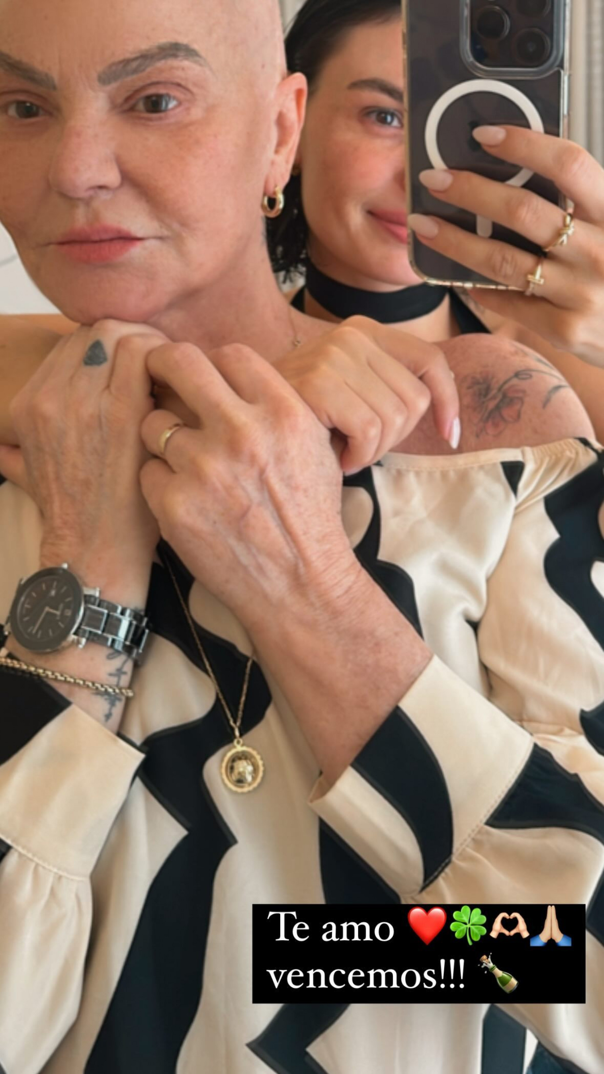 Rosalba Nable, mãe de Isis Valverde, enfrentou luta contra o câncer - Reprodução/Instagram