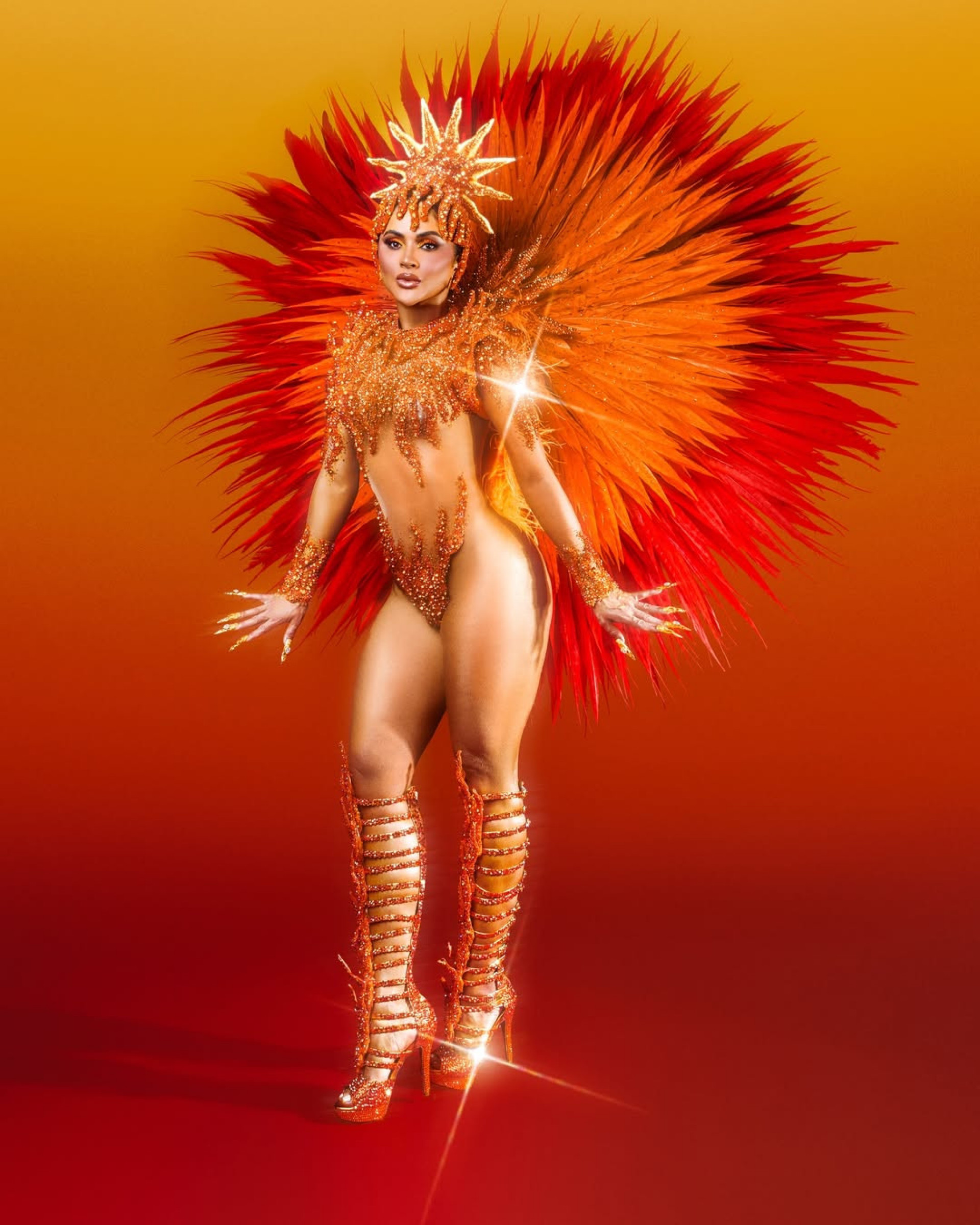 Mileide Mihaile estreou como rainha de bateria da Unidos da Tijuca em 2026 - Reprodu&ccedil;&atilde;o/Instagram 