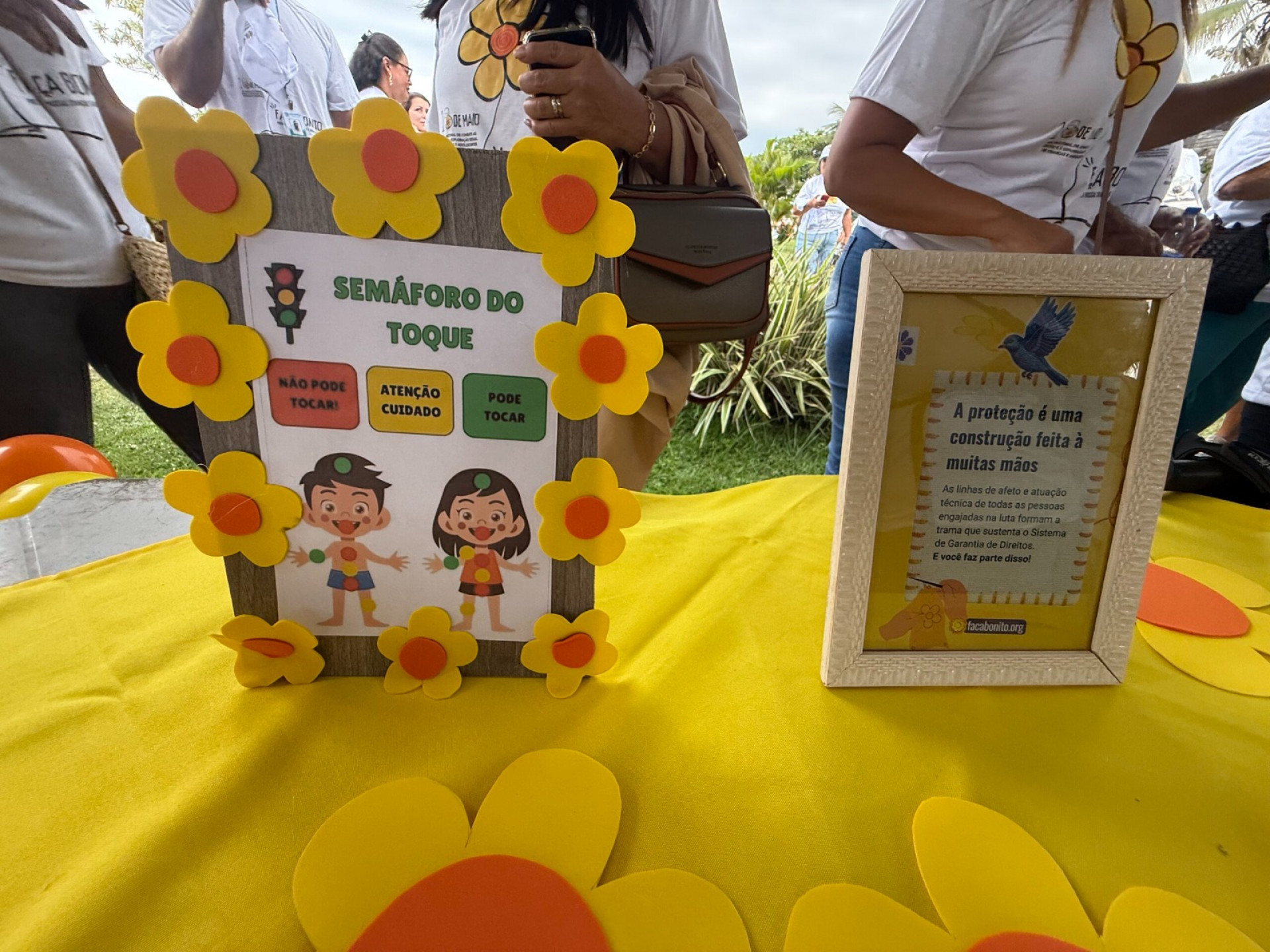 Saquarema foi às ruas contra o abuso e à exploração sexual infantojuvenil - Divulgação/Prefeitura de Saquarema