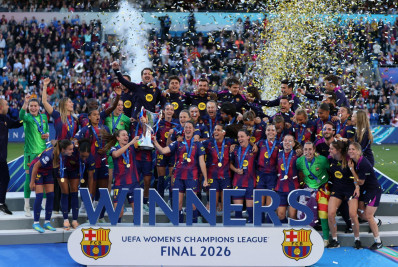Barcelona goleia Lyon e fatura pela quarta vez a Liga dos Campeões feminina