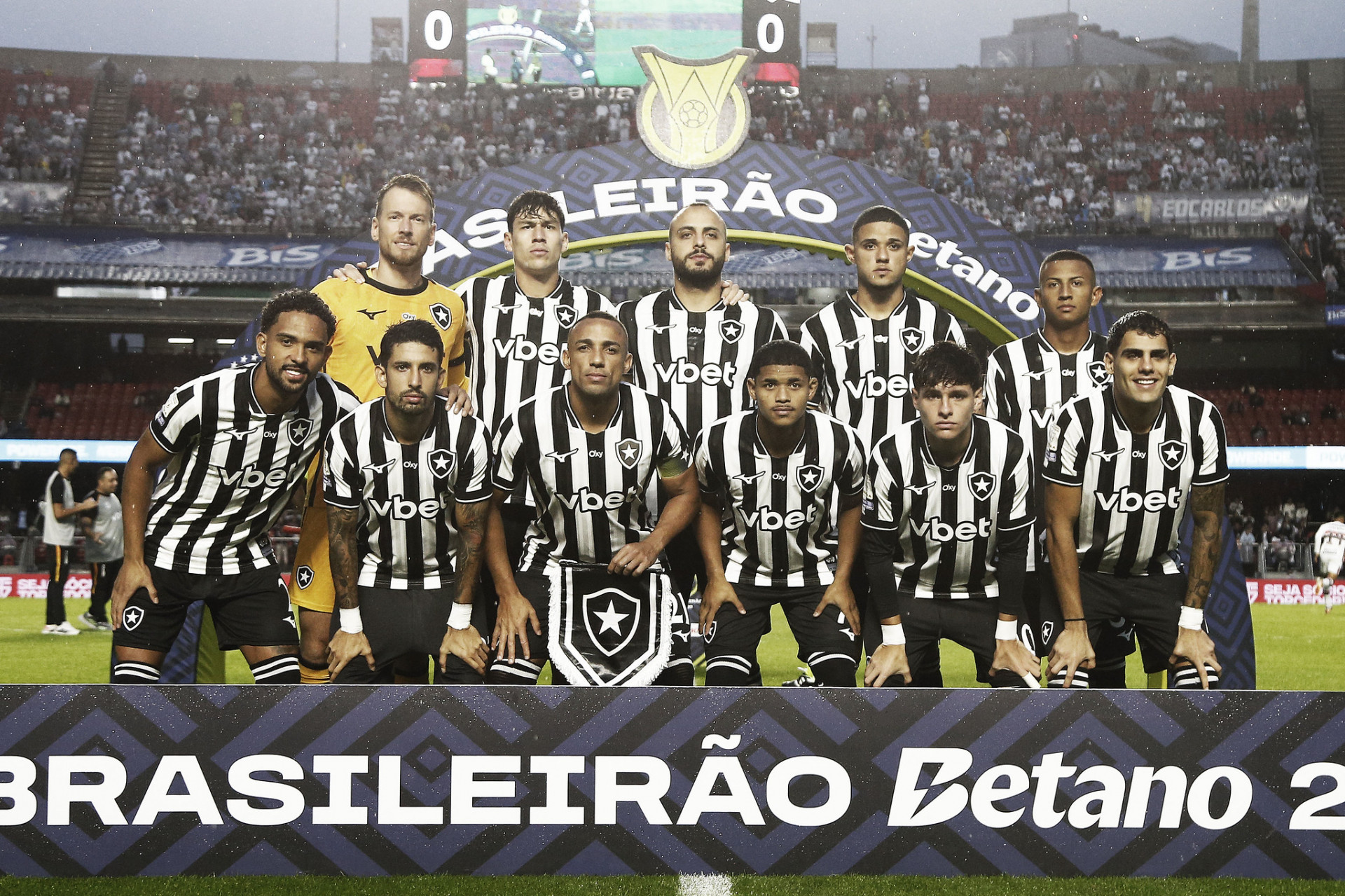 Time do Botafogo para o jogo contra o São Paulo no Morumbis - Vítor Silva / Botafogo