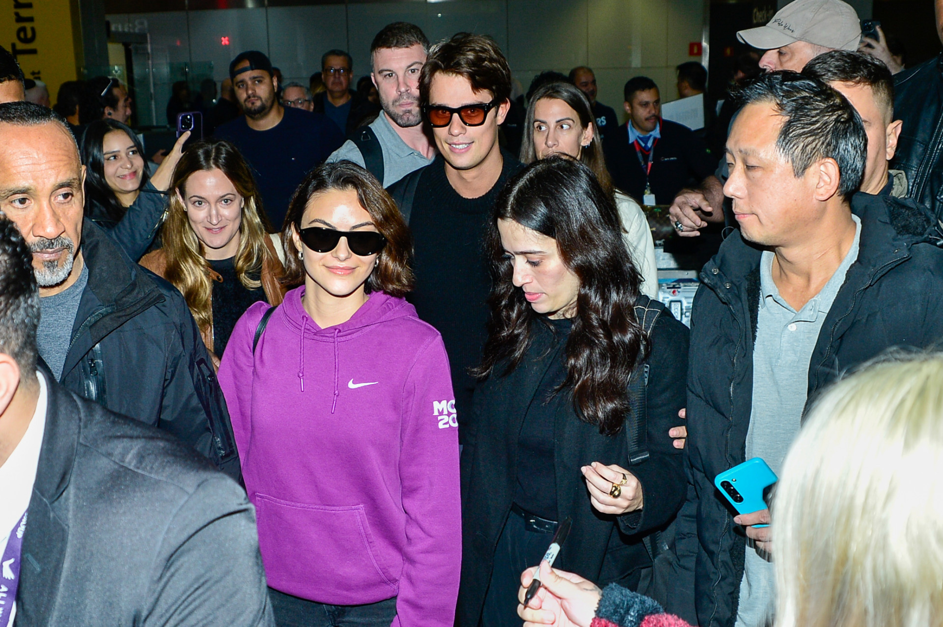 Nicholas Galitzine e Camila Mendes desembarcam no Brasil para a divulgação de 'Mestres do Universo' - Eduardo Martins / Brazil News