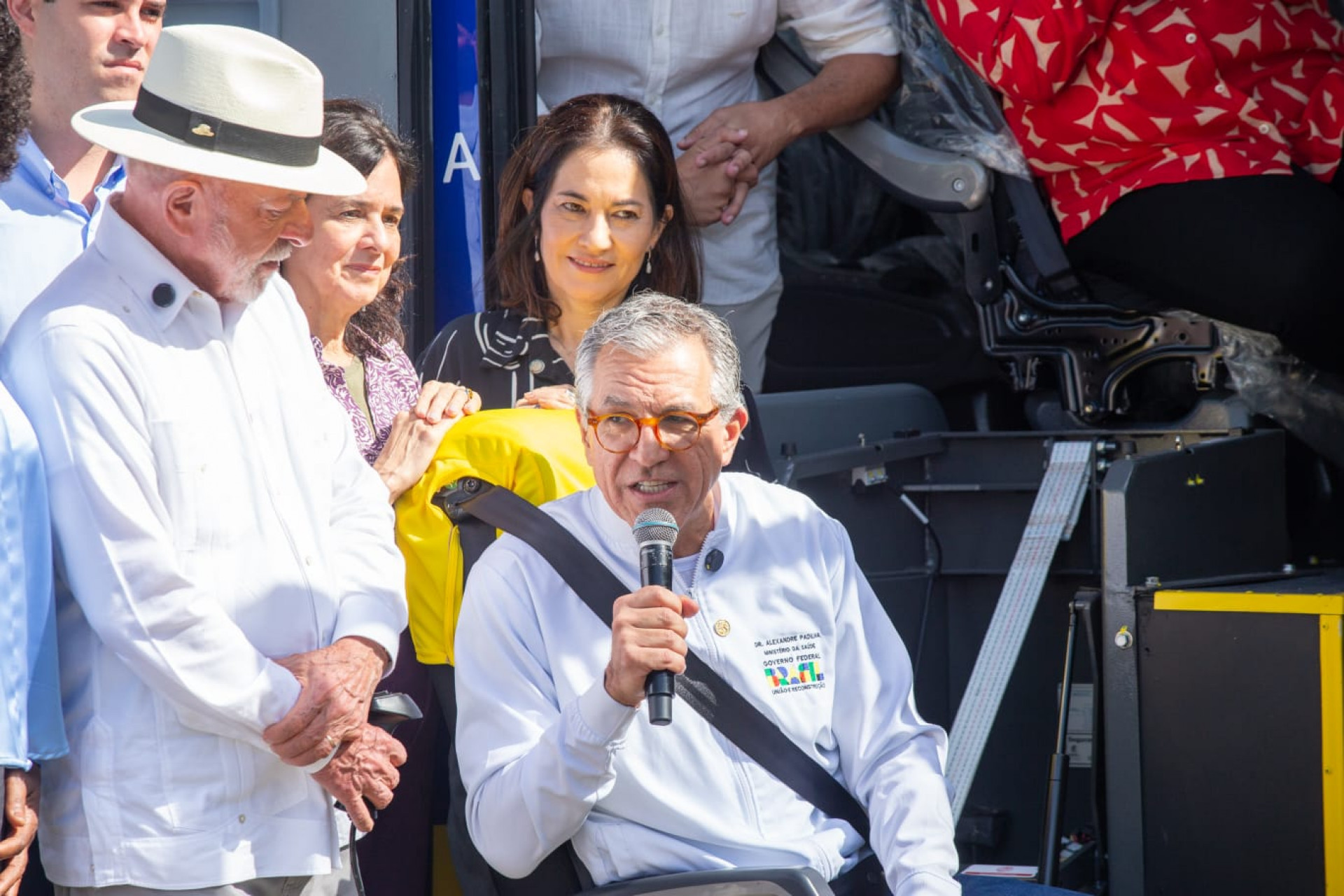 Lula e Padilha inauguram nova sede da Fiocruz e entrega veículos para transporte de pacientes do SUS - Érica Martin/Agência O DIA