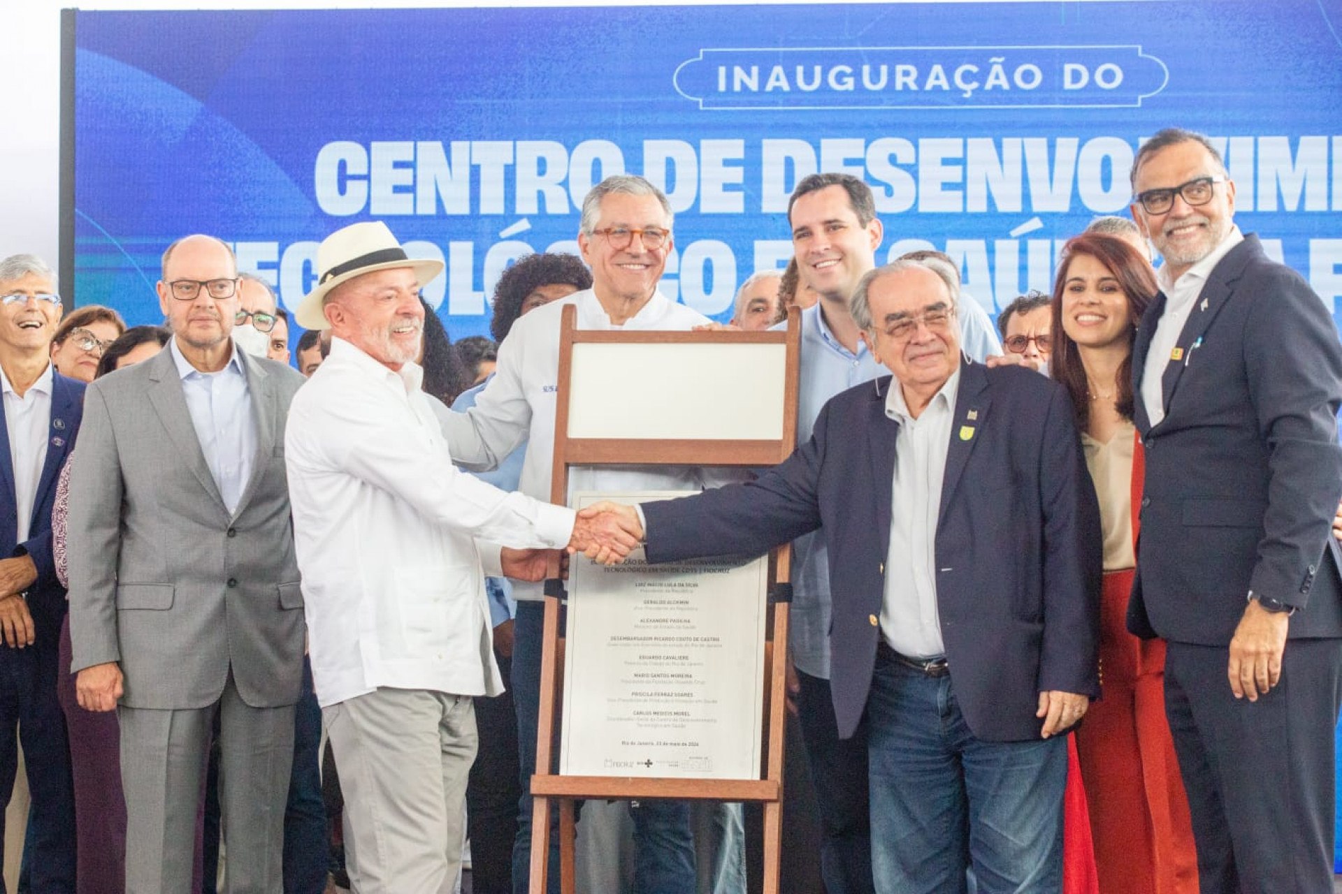 Lula participou de inauguração do centro tecnológico da Fiocruz - Érica Martin/Agência O DIA