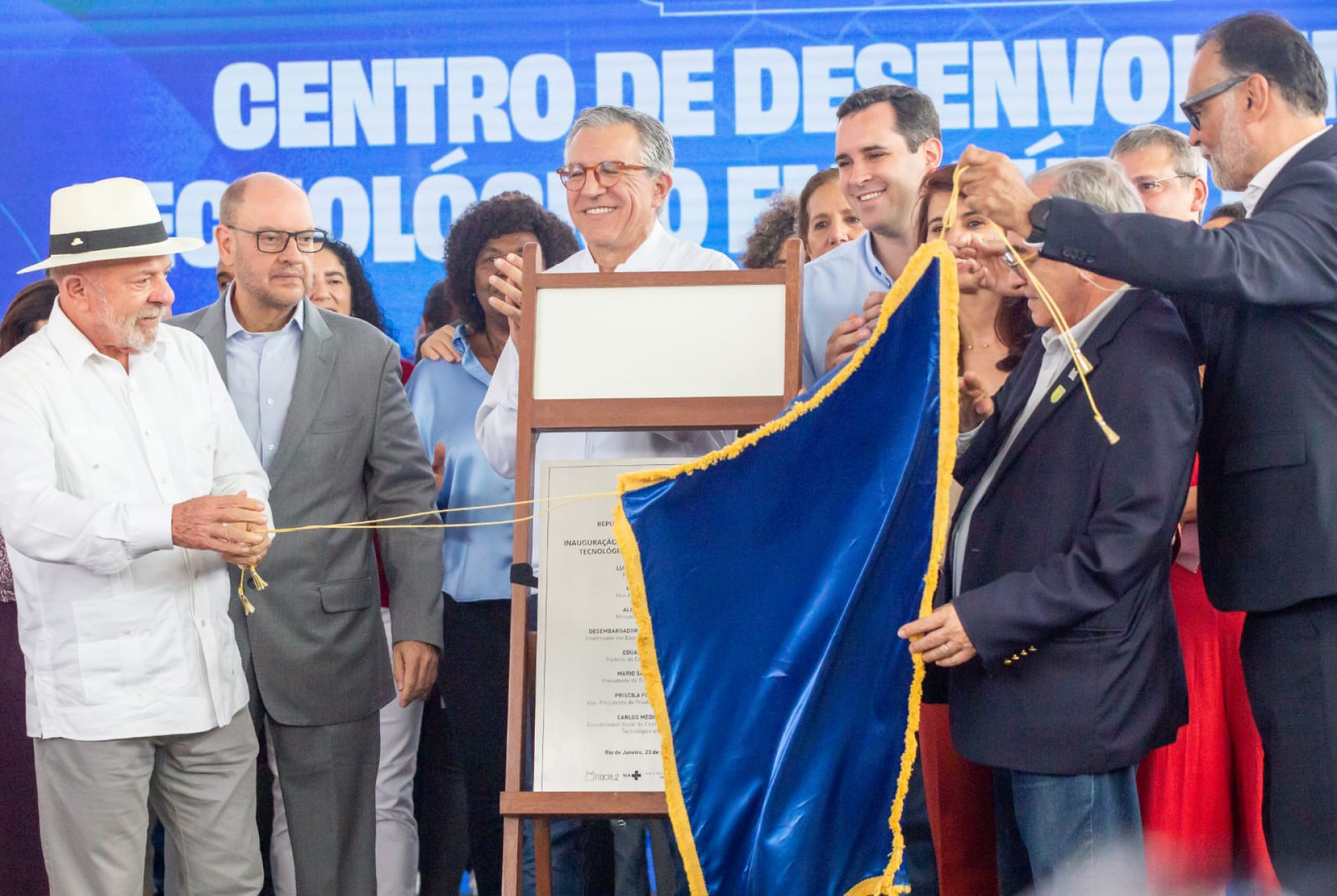 Lula participou de inauguração do centro tecnológico da Fiocruz - Érica Martin/Agência O DIA