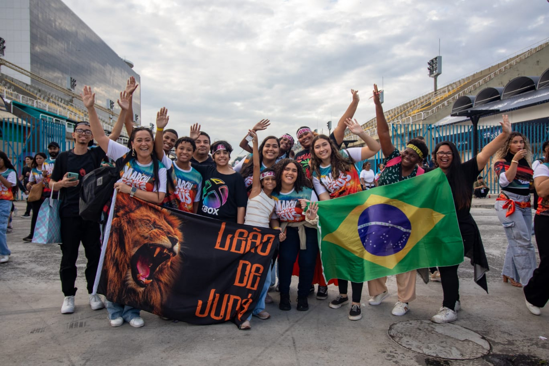 Igrejas organizaram caravanas para participar da 19ª edição Marcha para Jesus no Rio - Érica Martin/Agência O Dia