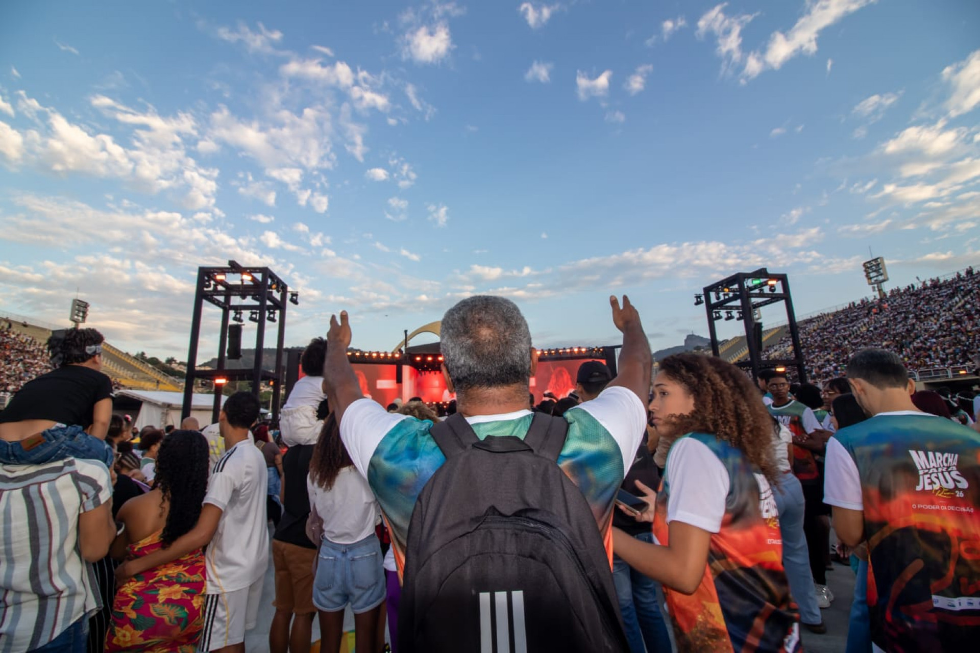 19ª edição Marcha para Jesus foi contou com mais de oito horas de apresentações gospel  - Érica Martin/Agência O Dia