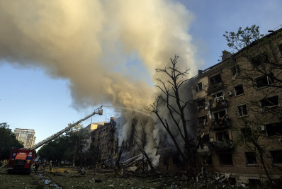 Novo ataque russo com mísseis balísticos deixa Kiev em alerta 