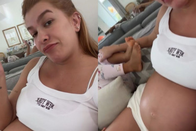 Lore Improta recorre a alimento que é alérgica por causa de enjoo na reta final da gravidez