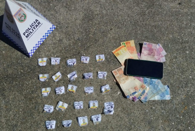 Casal é preso por tráfico de drogas no Bairro Esperança